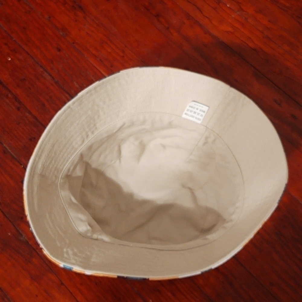 Sunflower Print Cotton Bucket Hat - Picture 5 of 7